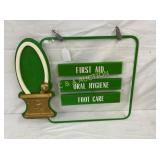 NICE UNUSUAL DS PHARMACY SWINGER SIGN 25X19