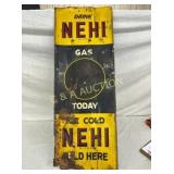 SST EMB.  VERTICAL NEHI PATINA SIGN 15 1/2X42