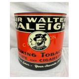 SIR WALTER RALEIGH SAMPLER TOBACCO CAN 12X11 1/2
