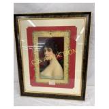 1917 VINTAGE CALENDAR NORWOOD PARCEL 10X15 FRAMED