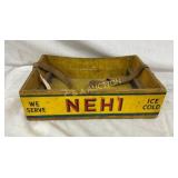 EARLY WOODEN NEHI STADIUM CARRIER 16X5