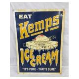 SST KEMPS ICE CREAM SIGN 20X27 NICE GRAPHICS