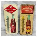 (2) EMB ROYAL CROWN THERM. W/BOTTLES 6X14