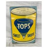 SST EMB.TOPPS SNUFF SIGN 12X18