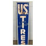 SST EMB. VERTICAL US TIRES SIGN 19X70 1/2