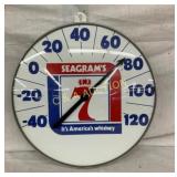 18IN SEAGRAMS WHISKEY THERMOMETER