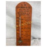 WOODEN CW LAWMAN & CO. WELL DRILLING 3X8 1/2