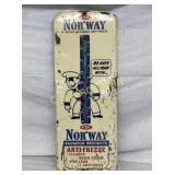 NORWAY ANTIFREEZE THERM. W/ MAN 9 1/2X25