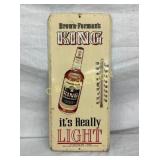BROWN FORMAN KING THERMOMETER  9X21