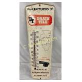 SST DRAIN TILE THERMOMETER 8X24