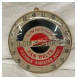 10IN LIFELINE FAN BELTS THERMOMETER