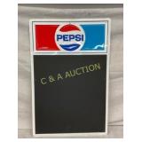 SST EMB. PEPSI MENU 18X27 STOUT SIGN CO.