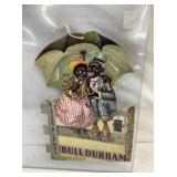 FRAMED BULL DURHAM DIECUT DS CB 7 1/2X10