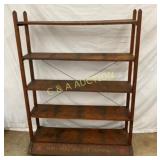EARLY WOODEN NATIONAL BISCUIT CO RACK 48X66