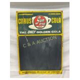 SST EMB.  SUNDROP MENU SIGN 19 1/2X28