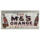 SSP M&S ORANGE SIGN W/BOTTLE 30X12