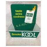 KOOL CIGS DISPLAY "TASTE EXTRA COOLNESS" 7 1/2X8