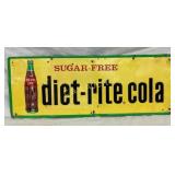 SST EMB.DIET RITE COLA SIGN 32X12