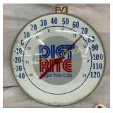 12IN DIET RITE COLA THERMOMETER