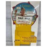 HALF AND HALF US AIR FORCE AD. 9X16 1/2 NICE