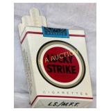 LUCKY STRIKE CB DIECUT EASEL BACK 8X12 1/2