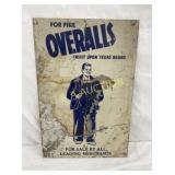 SST OVERALLS SIGN 12X18 NICE GRAPHICS