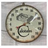 12IN CALOTAB THERMOMETER NICE GRAPHICS