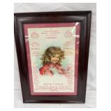 VINTAGE FRAMED ROOT LINIMENT 10X15