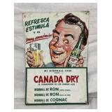 SST CANADA DRY SIGN NICE GRAPHICS 14X20