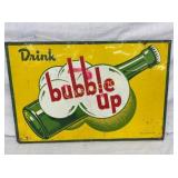 SST BUBBLE UP SIGN W/BOTTLE 27X18