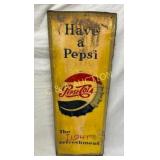SST VERTICAL EMB PEPSI DOUBLE DOT SIGN 17 1/2X48