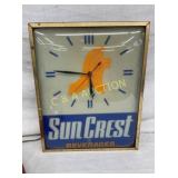 SUNCREST CLOCK 13X16