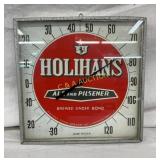 12IN HOLIHANS BREWERY THERMOMETER