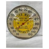 12IN ALLIED METAL STAMPING CO THERMOMETER