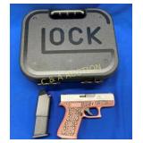 (754EP) GLOCK 43X 9MM "ROSE" MODEL NIB