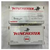 100 RDS WINCHESTER 9MM FMJ 115 GRAIN