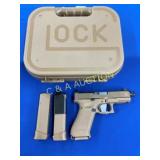 (676EP) GLOCK G19X9MM 17RDS TAN CONS#W/ LOT 158
