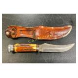 GERMAN EDG1 BRAND, ORIG. BUFFALO SKINNER W/ SHEATH