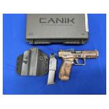 (684EP) CANIK TP9SF 9MM 18RD MAG. WOODLAND BRONZE