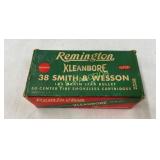 BOX REMINGTON 38 S&W 146GRAIN