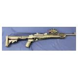 (696EL) RUGER RANCH 223 MINI-14 RED DOT/RAILING