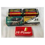 (5) BOXES PARTIALS FEDERAL,REVELATION,REM. 22 S,L