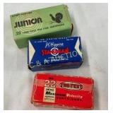 (3) BOXES 22LR JR, TRU TEST 150RDS