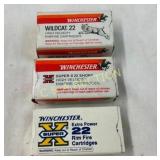 BOX WINCHESTER SUPER X 22L , S 50RDS EACH BOX