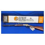 (119EL) HENRY 22LR GOLD EAGLE HEAVY ENGRAVED NIB