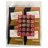 80RDS FEDERAL 9MM 147G. JACKET, HOLLOW POINTS