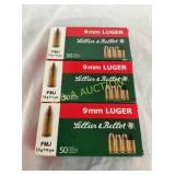 150RDS LELLIE & BELLOT 9MM 115G. FMJ