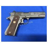 159FP  AUTO ORDNANCE 45 CHECKER GRIPS