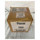 500RDS 9MM 115G. FMJ