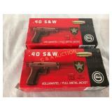 100RDS GECO 40 S&W 180G. FMJ